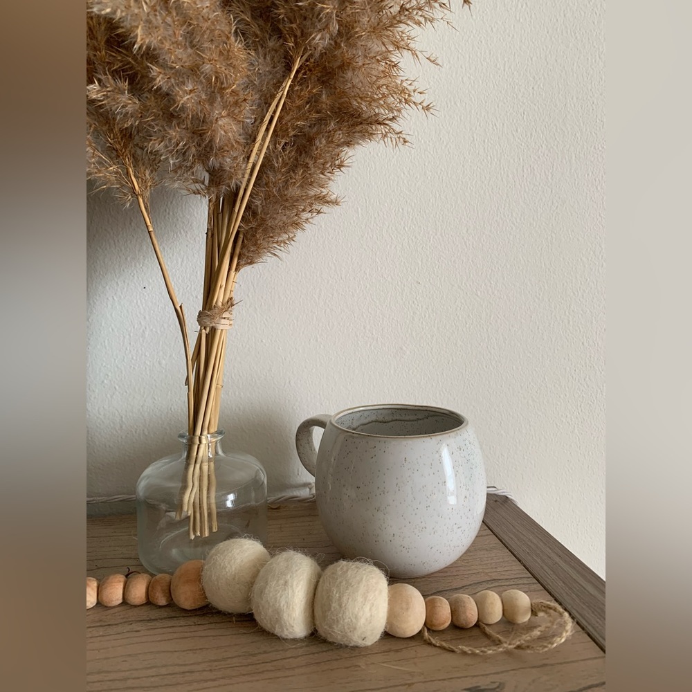 Boho cream mug
